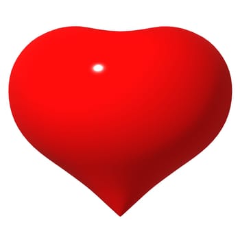 One big red heart take all picture place