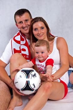Family of Polish athletes kibicuj¹ca