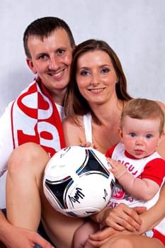 Family of Polish athletes kibicuj¹ca