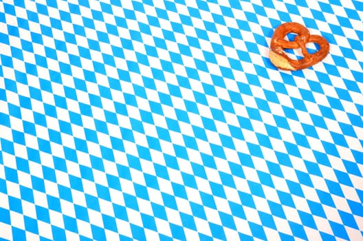 Bavarian Pattern Blue White Background Oktoberfest