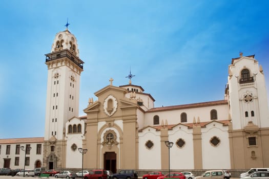 Basilica de Candelaria church in Tenerife at Canary Islands