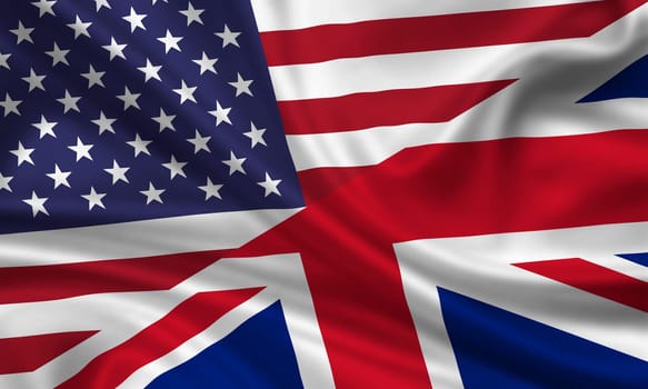 waving english language flag