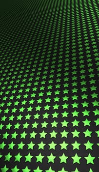 Stars Matrix Background - Green Black 12