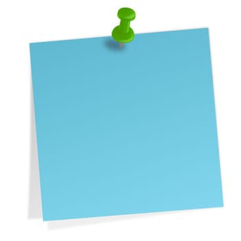 Sticky notes with pin