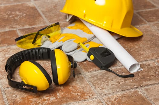 Standard construction safety equipment