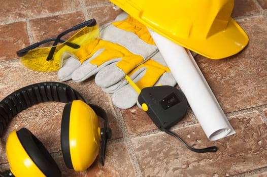 Standard construction safety equipment