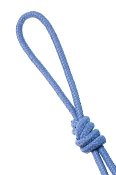 Marine  site on a rope , it is isolated on white