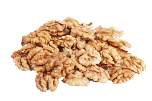 Walnuts isolated on a white background