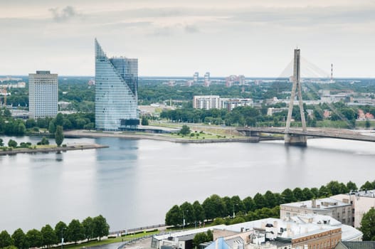 View over Old Town of Riga, Latvia