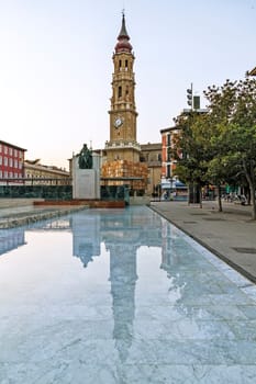 The cathedral of La Seo in Zaragoza Spain.