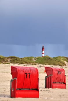 Beach chairs