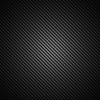 A realistic dark carbon fiber weave background or texture