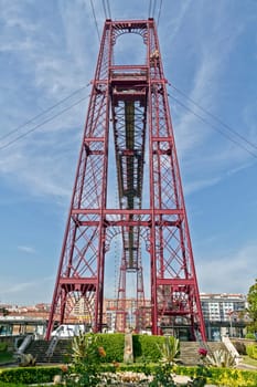 Birdge of Bizkaia, Portugalete, Bizkaia, Spain World Patrimony.