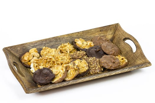 chocolate hazelnut almond, sugared mediterranean food dessert