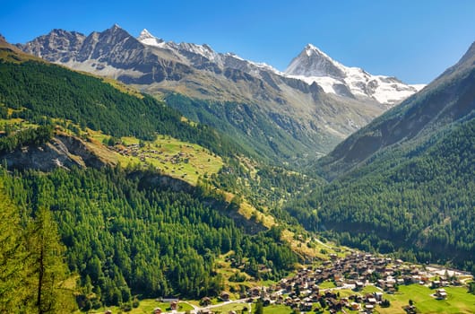 A high-altitude panorama