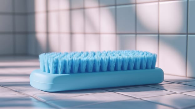 Durable plastic scrub brush for deep cleaning. Perfect for household maintenance, bathroom care, and professional cleaning