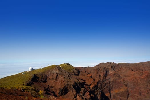 Caldera de Taburiente in Roque Muchachos at La Palma Canary Island