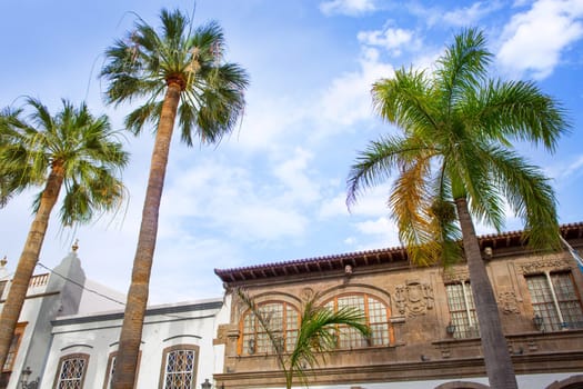 Santa Cruz de La Palma Plaza Espana town hall ayuntamiento Canary islands