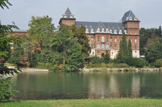 Castello del Valentino castle in Turin Italy