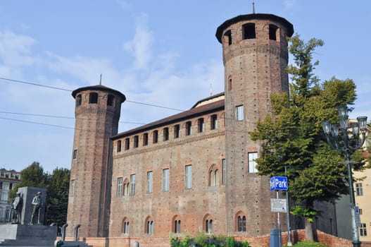 Palazzo Madama (Royal palace) in Piazza Castello Turin Italy