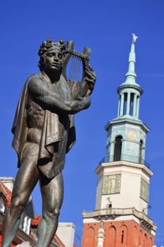 Architecture of Old Market in Poznan, Poland