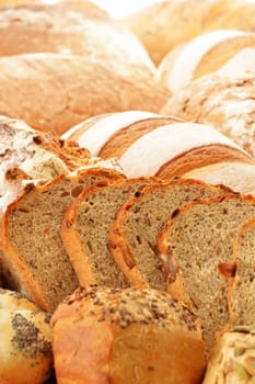 Composition with bread and rolls
