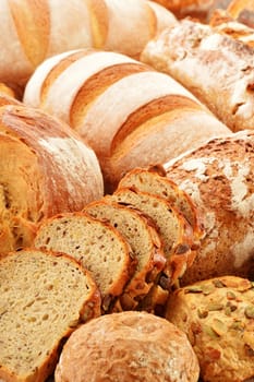 Composition with bread and rolls