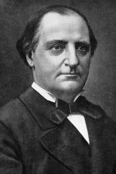 Franz Abt (1819-1885) on engraving from 1908. German composer and choral conductor. Engraved by unknown artist and published in "The world's best music, famous songs. Volume 6"", by The University Society, New York,1908."