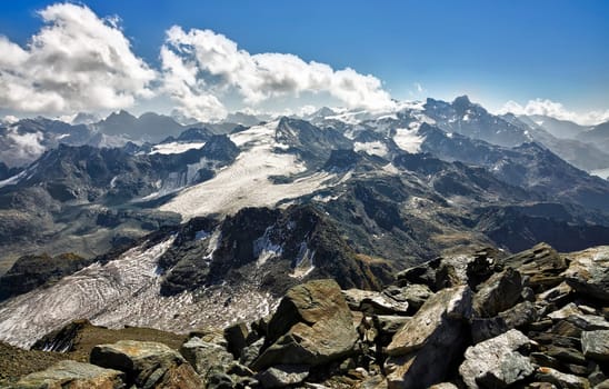 Stony glaciated world