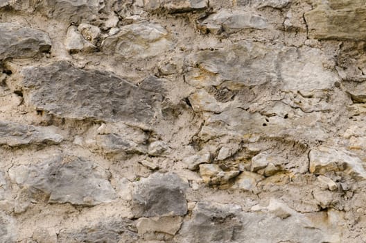 Close-up of a stone wall