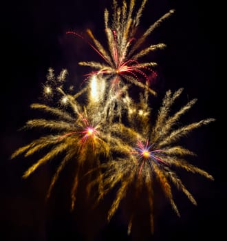 Firework celebration Barcelona Spain, fireworks festivals of Merced-2012