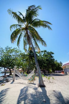 time for holidays at a lonely paradise beach