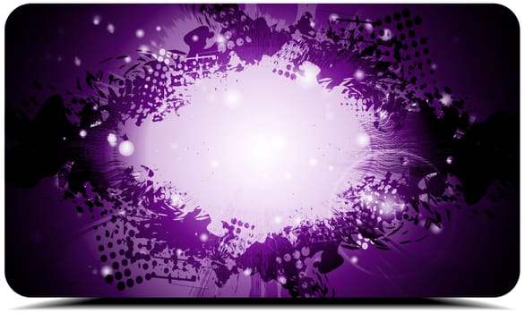 Dark violet grunge background. Eps 10 vector