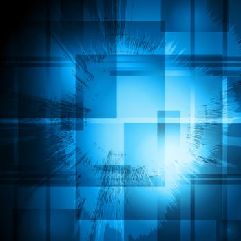 Grunge blue background. Vector illustration eps 10