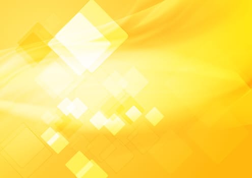 Bright yellow hi-tech background. Vector design eps 10