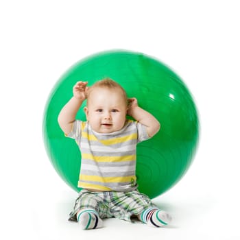 baby boy isolated
