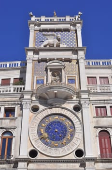 Torre dell Orologio (Clock Tower) in Venice, Italy