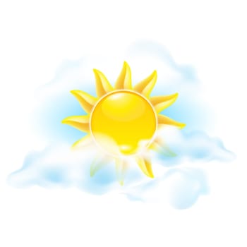 Cartoon sun. See other works in my portfolio