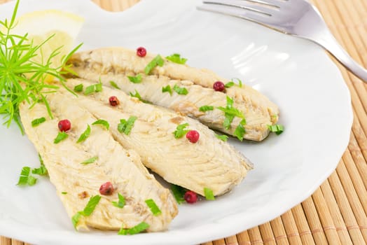 marinated fish