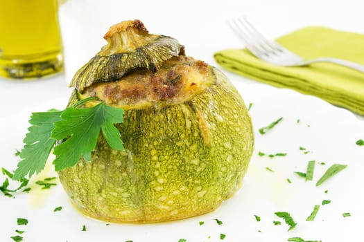 vegetables and meat