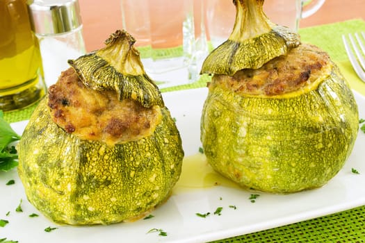 vegetables and meat