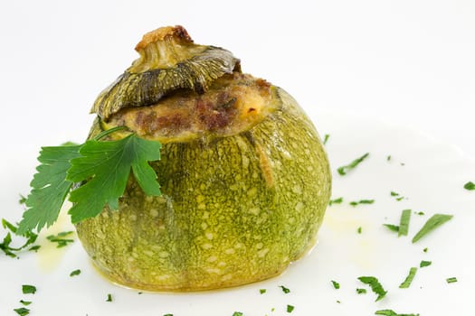 vegetables and meat