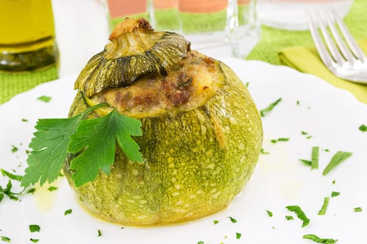 vegetables and meat