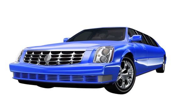 Stretch Limousine Blue - Optional