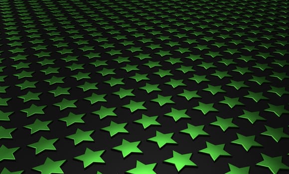 Stars Matrix Background - Green Black 15