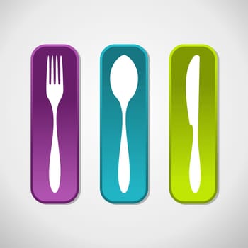 Gourmet icons set background. Vector illustration layered for easy manipulation and custom coloring