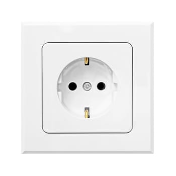 convenience outlet isolated on white background