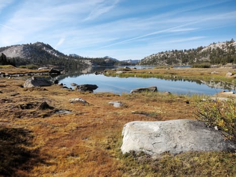 Beautiful view of Sierra mountains, California