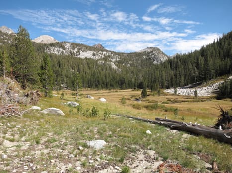 Beautiful view of Sierra mountains, California