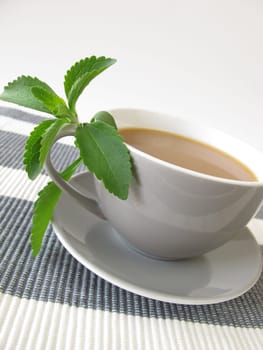 Latte with stevia